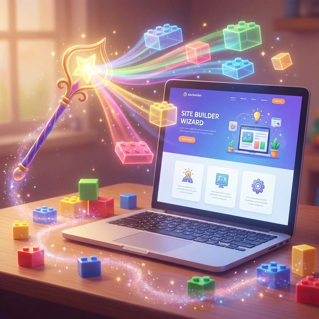 랜딩페이지 빌더 화면